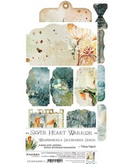 Silver Heart Warrior – Junk Journal Extras Set