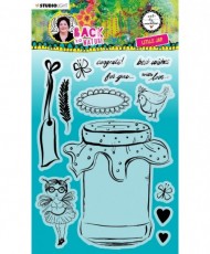ABM Clear Stamp Little Jar Back To Nature