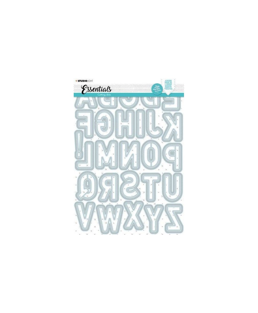 SL Cutting Die Large Alphabet Essentials 54 PC