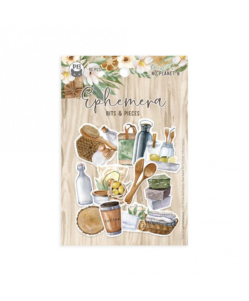 Ephemera Set Bits and Pieces There Is No Planet B, 10pcs