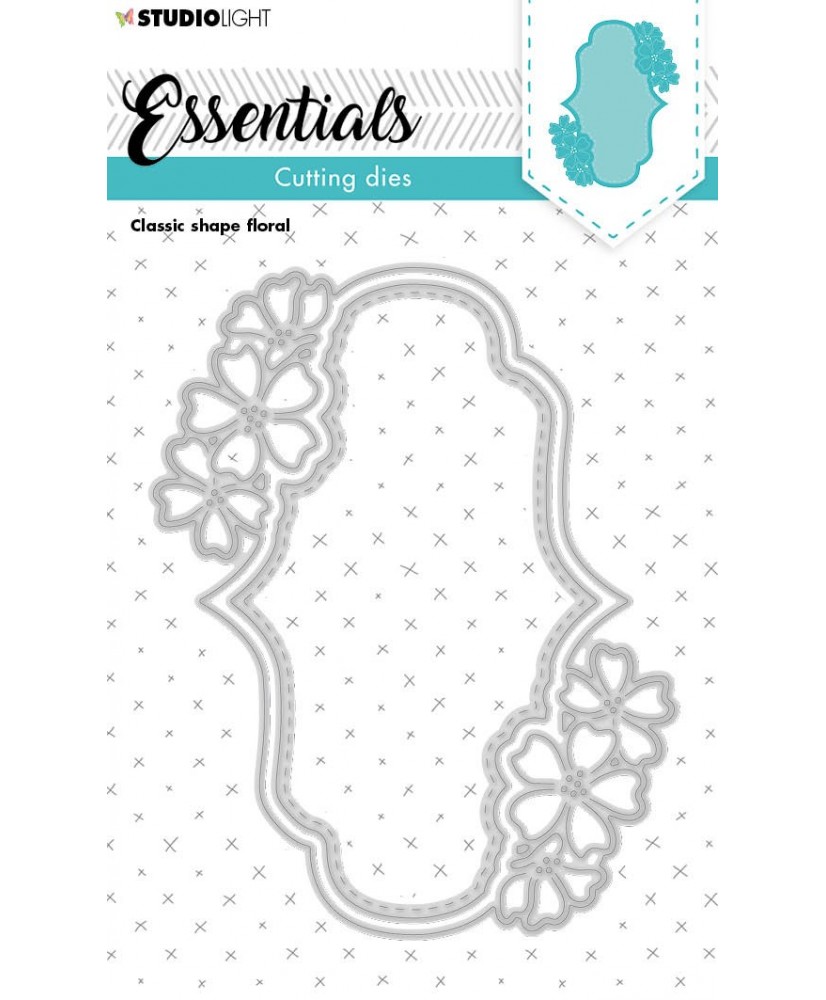 Cutting Dies Classic Label Floral Essentials 2 PC