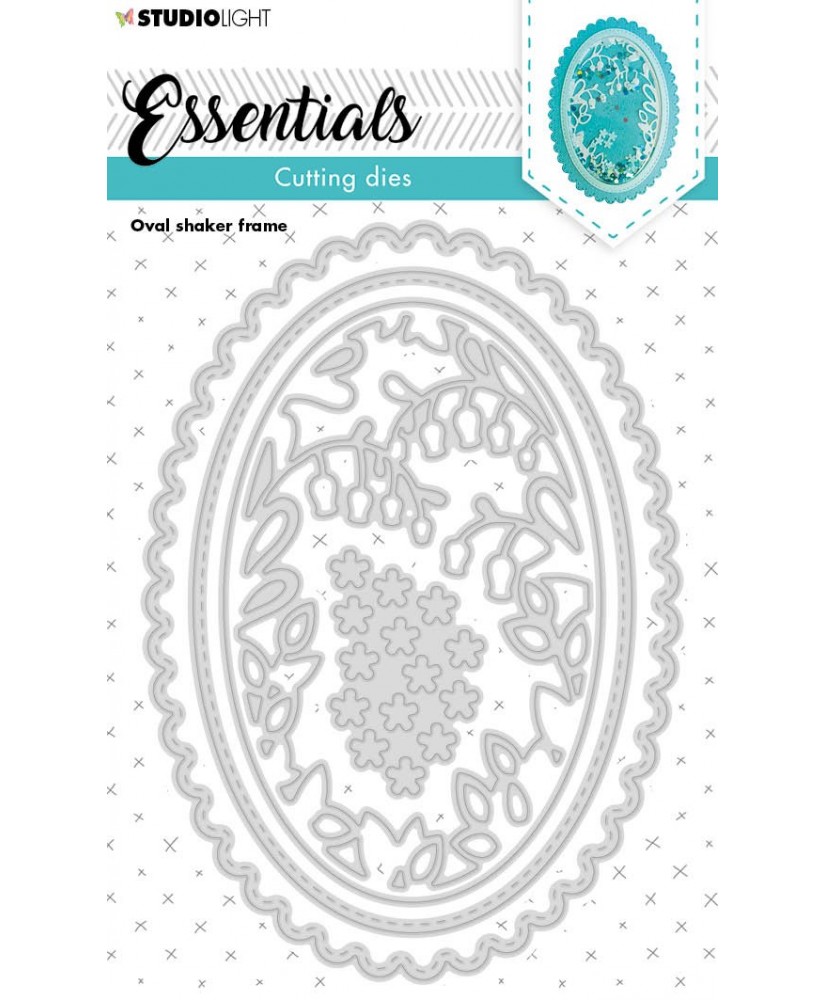 Cutting Dies Oval Shaker Frame Essentials 5 PC