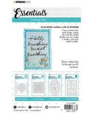 Cutting Dies Rectangle Shaker Frame Essentials 9 PC