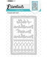 Cutting Dies Rectangle Shaker Frame Essentials 9 PC