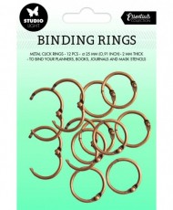Binding Click Rings Old Gold Essentials 12 PC