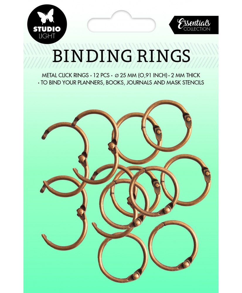 SL Binding Click Rings Old Gold Essentials