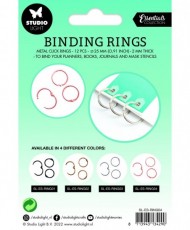 Binding Click Rings Rose Essentials 12 PC