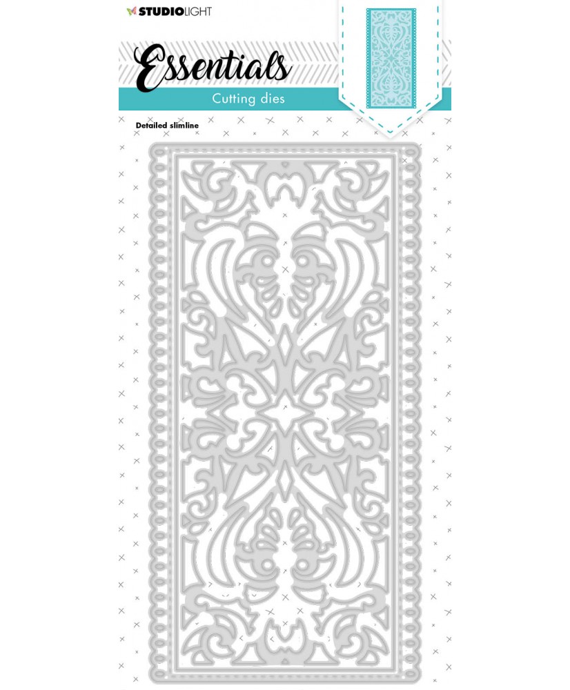 Cutting Dies Detailed slimline Essentials 21x10.5cm
