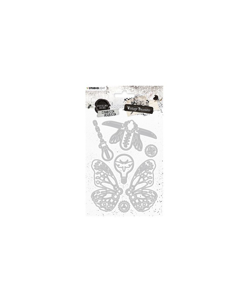 Cutting Dies Mechanic organic Vintage Treasures