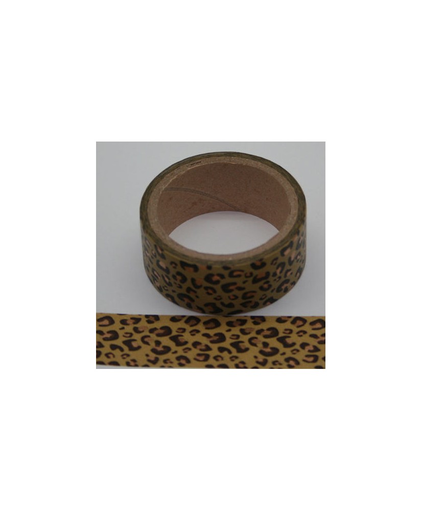 20mm Golden Leopard Washi Tape