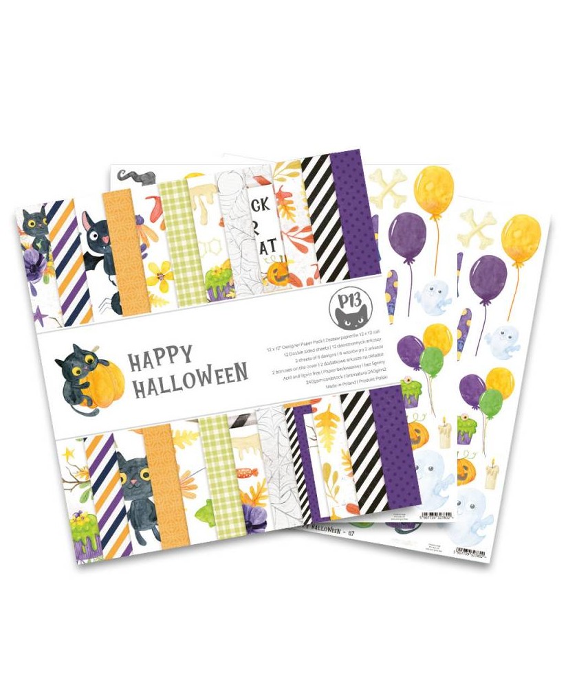 Paper pad Happy Halloween. 12x12