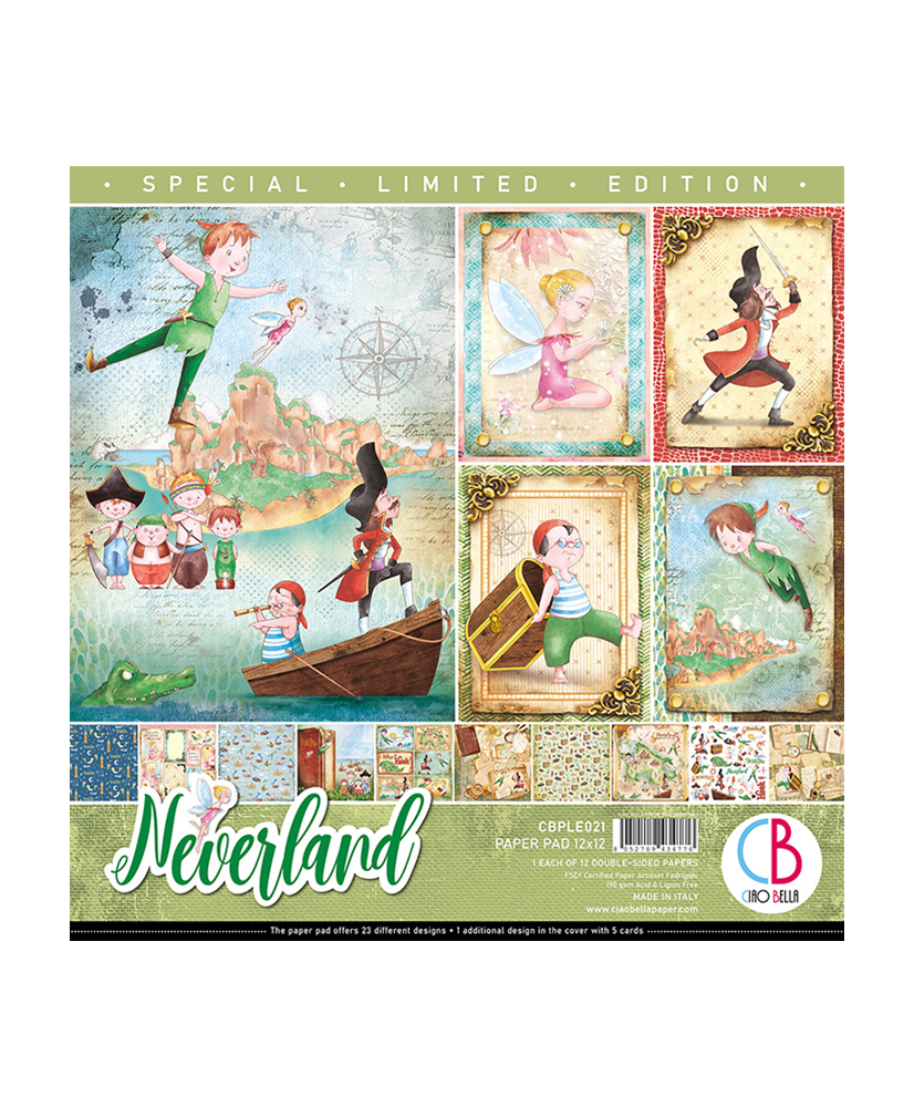 Neverland 12pg 12 x 12 pad