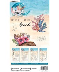 Clear stamp Beach Life Take me to the Ocean 6Pcs