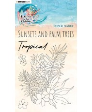 Clear Stamp Tropical Summer...