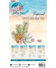 Clear Stamp Tropical Summer Take me to the Ocean 5Pcs