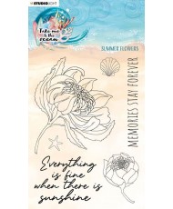 Clear Stamp Summer Flowers Take me to the Ocean