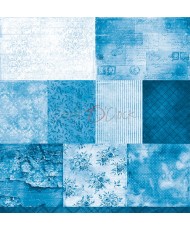 Blue Mood - Set Of Papers 12x12