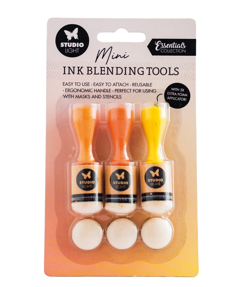 SL 3 Ink Blending Tools + 3 Foam Pads 20mm