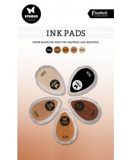 SL Ink Pads Waterbased Shades of Brown