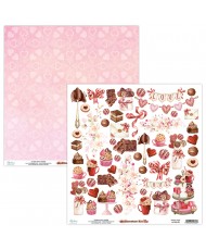12 x 12 Elements Paper - Chocolate Kiss