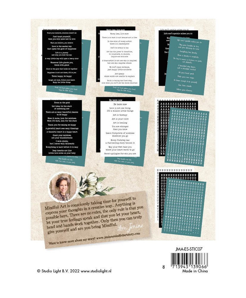 JMA Sticker Pad Quotes/letters Essentials