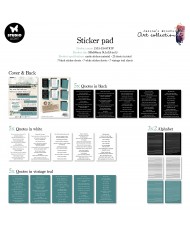 JMA Sticker Pad Quotes/letters Essentials