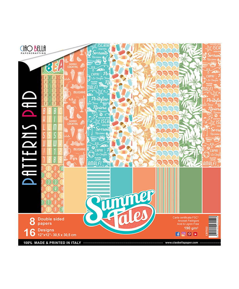 Summer Tale – Patterns Pad 12 x 12