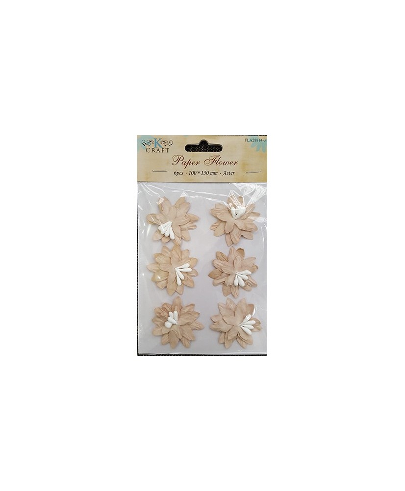 Paper Flower Beige Aster