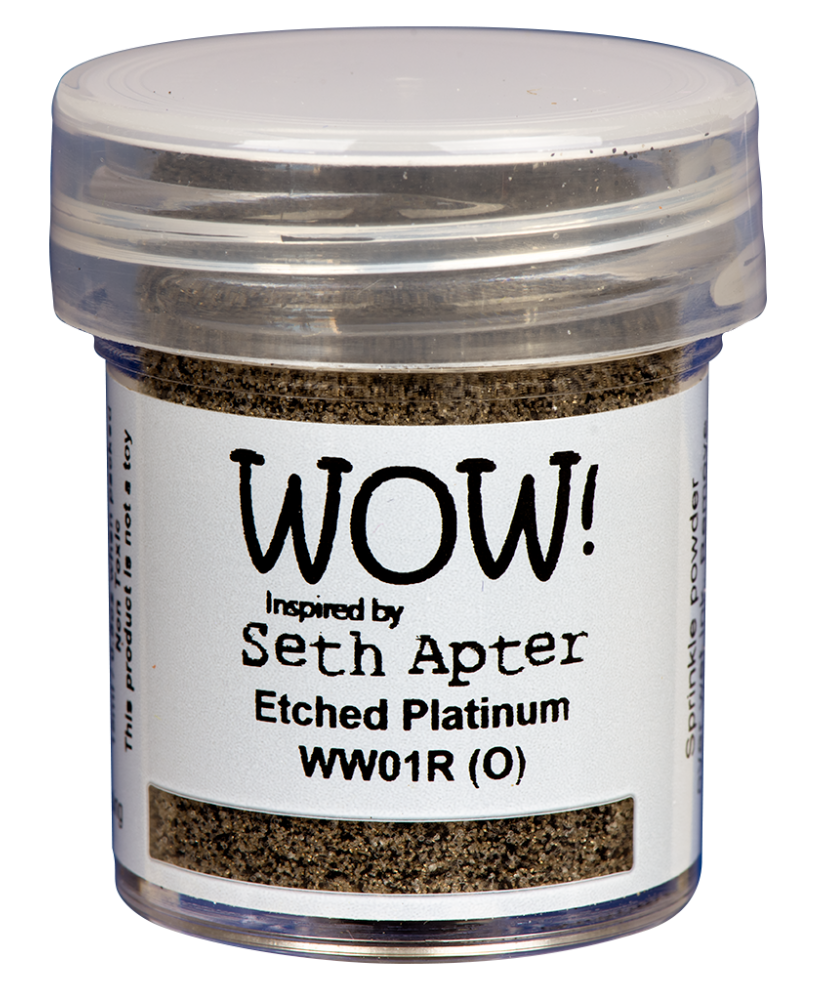 Wow Etched Platinum - Regular*Seth Apter Exclusive* 15ml Jar
