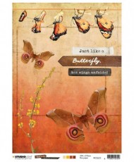 JL Rice Paper Butterfly Collection 210x297mm nr.23