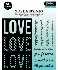 Mask & Stamp Love...