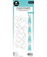 SL Clear Stamp Heart Background 68x204