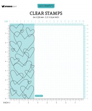 SL Clear Stamp Heart Background 68x204