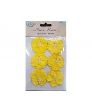 Paper Flower Yellow Anemone