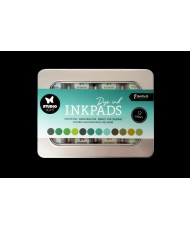 SL Ink Pads WB Dye Ink Green 12 PC