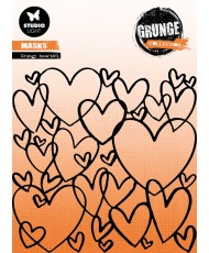 Mask Grungy Hearts Grunge...