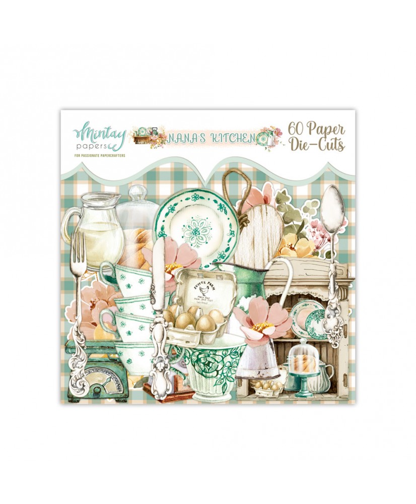 Paper Die-Cuts - Nana's Kitchen, 60 pcs