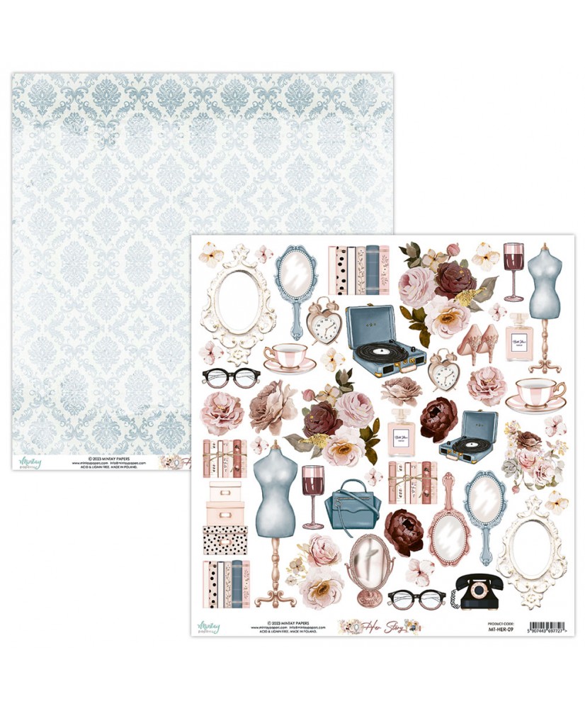 Her Story - 12 x 12 Elements Paper