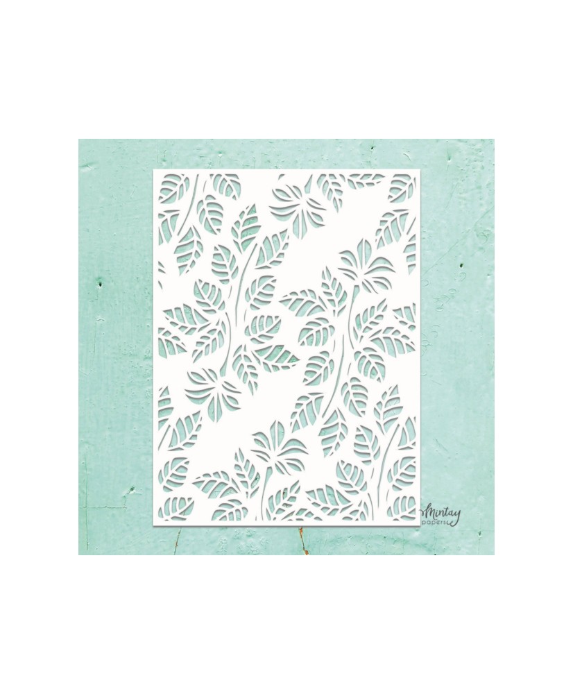 Mintay Kreativa - 6 x 8 Stencil - Leaves