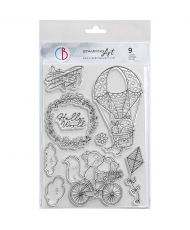 Clear Stamp Set 6x8 Hello...