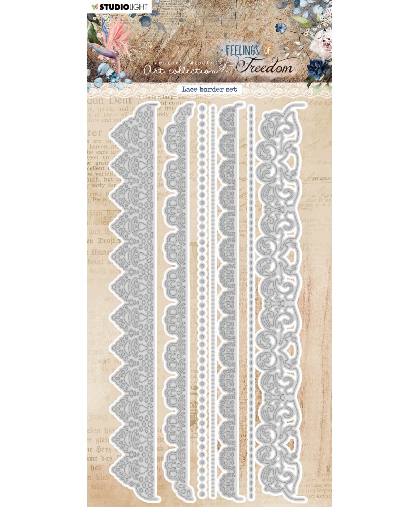 JMA Cutting Die Lace Border Feelings of Freedom 103x210 7 PC