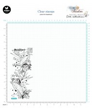 JMA Clear Stamp Script Strelitzia FoF 88x197