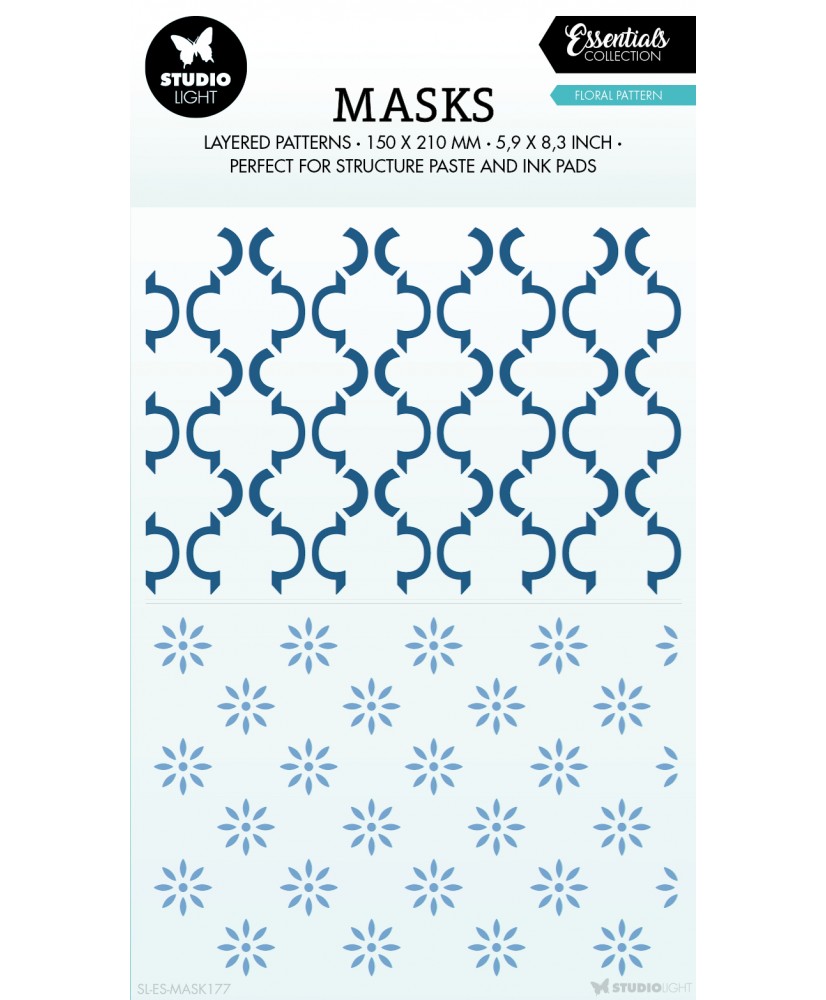 SL Mask Floral Pattern 150x210