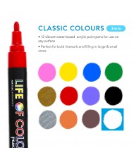 Classic Medium Acrylic Paint Pens 3mm