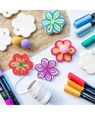 Floral Brush Tips 16pcs