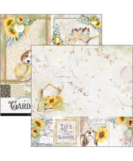 Farmhouse Garden Paper Pad 8x8 12/Pkg