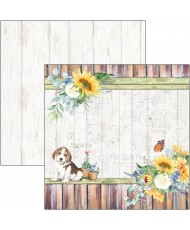 Farmhouse Garden Paper Pad 8x8 12/Pkg