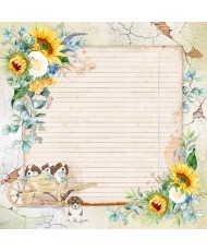 Farmhouse Garden Paper Pad 8x8 12/Pkg