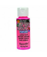 Crafter’s Acrylic® Pink Neon Neons 2-oz.