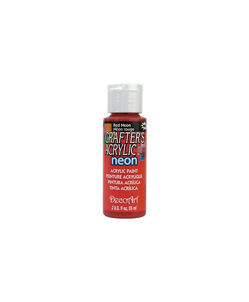 Crafter’s Acrylic® Red Neon Neons 2-oz.